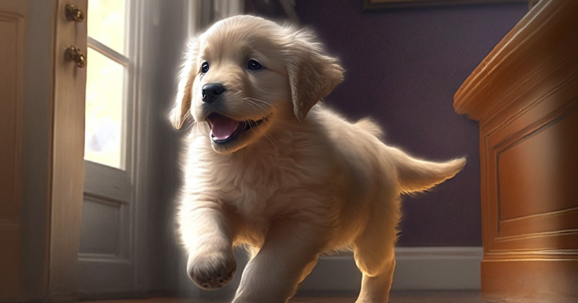 Golden retriever filhote